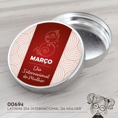 Latinha Personalizada Dia Internacional da Mulher - 00694