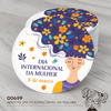 Adesivo Personalizado Dia Internacional da Mulher - 00699