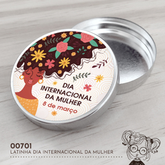 Latinha Personalizada Dia Internacional da Mulher - 00701