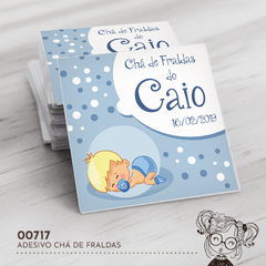 Adesivo Personalizado Chá de Fraldas - 00717 - comprar online