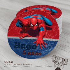 Adesivo Personalizado Homem Aranha - 00731