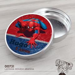 Latinha Personalizada Homem Aranha - 00731