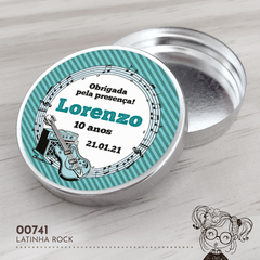 Latinha Personalizada Rock - 00741