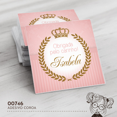 Adesivo Personalizado Coroa - 00746 - comprar online