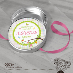 Latinha Personalizada Jardim - 00764 - comprar online