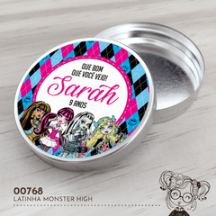 Latinha Personalizada Monster High - 00768