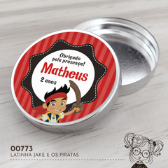 Latinha Personalizada Jake e os Piratas - 00773