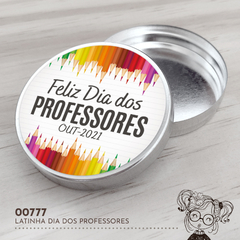 Latinha Personalizada Dia dos Professores - 00777