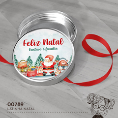 Latinha Personalizada Natal - 00789 - comprar online