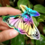 Adesivo holográfico 'Mulher mariposa' - comprar online