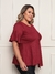 Blusa plus size feminina assimétrica elegante - comprar online