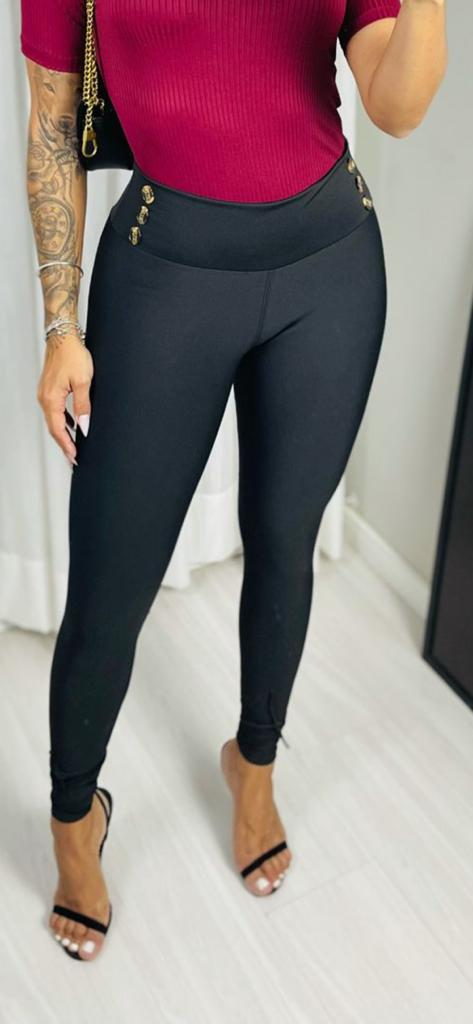 Legging hotsell flanelada feminina