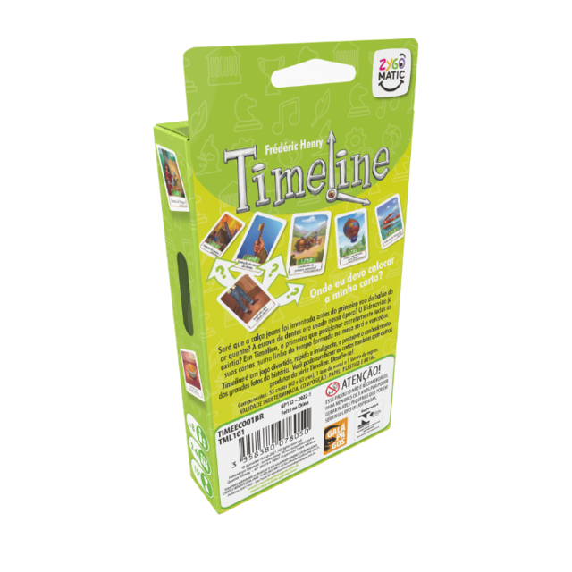 Jogo de Cartas - Timeline Invenções (Blister)