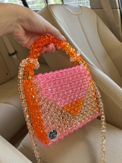 Bag Pietra (rosa ou pink + laranja + dourado) - comprar online