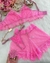 Imagem do Baby Doll Romance em Tule com Detalhes em Renda + Calcinha de Regulagem