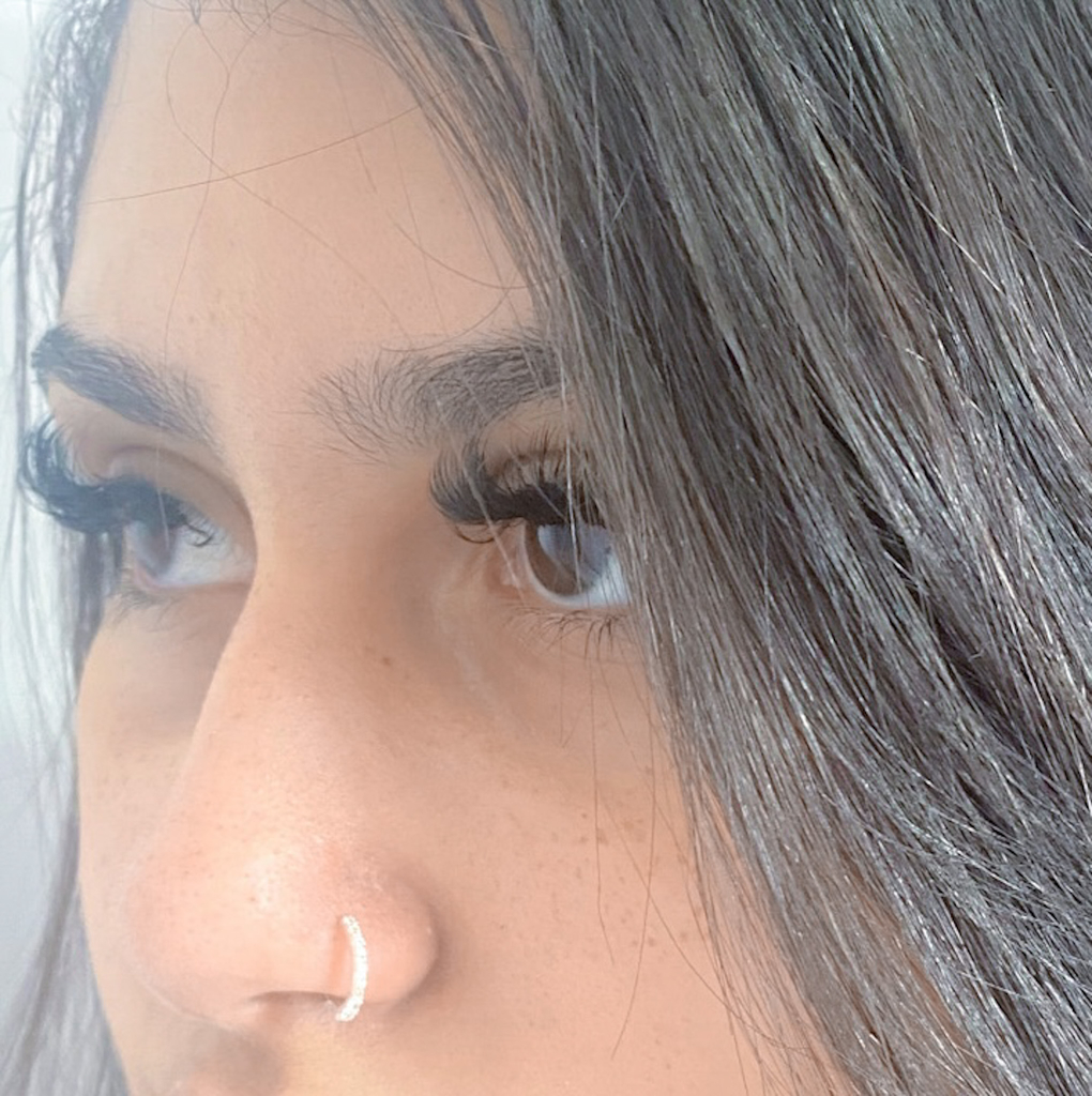 Piercing Argolinha Nariz - Nuvem de Prata