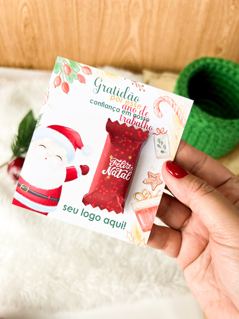 Kit 100 adesivo Feliz Natal 3, 5 cm frete gratis