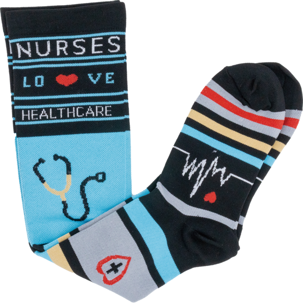 Calcetines de compresión enfermera y enfermero 