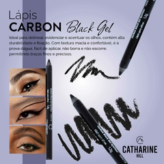 Lápis Delineador para Olhos Preto Carbon Black Gel Eyeliner CATHARINE HILL 1,2 g - loja online