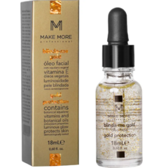 Óleo Facial Revitalizante e Blindagem Blinda-me Gold MAKE MORE 18 ml