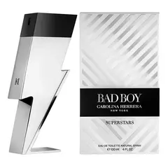 Perfume Masculino BAD BOY Superstars EDT Eau de Toilette CAROLINA HERRERA New York Natural Spray 100 ml - comprar online