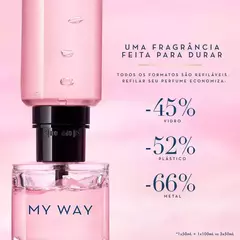 Perfume Feminino MY WAY Floral EDP Eau de Parfum GIORGIO ARMANI Refilável 90 ml na internet