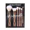 Kit com 6 Pincéis Profissionais para Maquiagem Mademoiselle MACRILAN® ED004