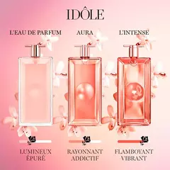 Perfume Feminino IDÔLE AURA EDP Eau de Parfum Ilumineuse LANCÔME Paris 100 ml - Make in Santa