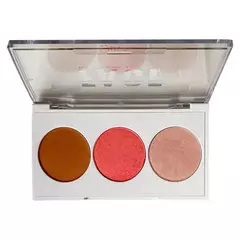 Paleta Facekit 2 Contorno + Blush + Iluminador LUV BEAUTY 7,5 g na internet