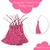 Pingentes Tassel com Tulipa - 9cm - 10 Unidades