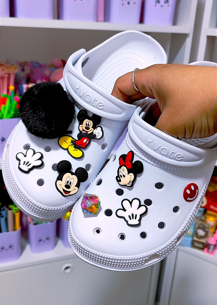 Pins para Crocs Mickey e Minnie