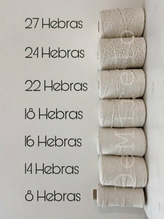 Hilo de algodón de 27 hebras x unidad de 100 mts - comprar online