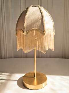 Pantalla para lámpara de mesa o velador - Alfonsina terciopelo - comprar online