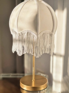 Pantalla para lámpara de mesa o velador - Alfonsina terciopelo - La Boardilla