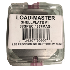 Shell Plate 1S Lee Load Master Prensa 38spl 357mag - Kanto da Recarga | Polvorimetros, Espoletadores, Acessórios em Geral