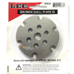 Shell Plate 1S Lee Six Pack Prensa 38spl 357mag - comprar online