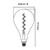Lámpara filamento LED Dorada 5 Watts 2000k LE27-FVSPS16005-20 - comprar online
