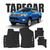 Kit Tapete Hilux Pick Up 1997 a 2024 Carpete Boucle Borda em Viés