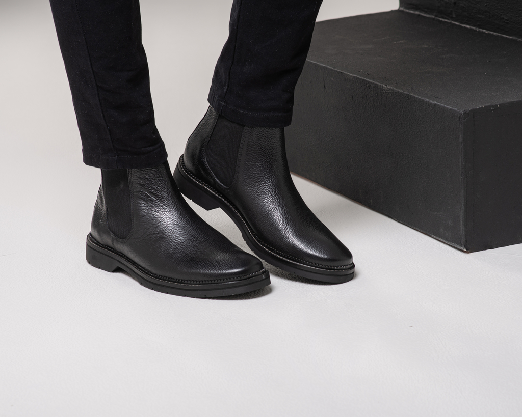Bota chelsea cinza best sale masculina