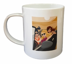 Taza Mujeres Auto Descapotable Vacaciones - comprar online