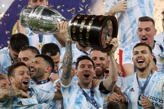 Cuadro Argentina Campeon Copa America Futbol M12