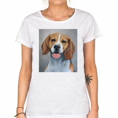 Remera Perro Beagle Pintura Art - comprar online