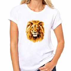 Remera Leon Con Melena Dibujo Arte - comprar online