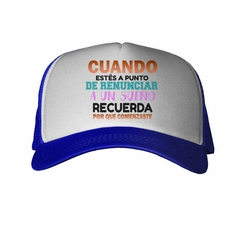 Gorra No Renuncies Recuerda