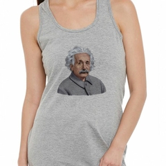 Musculosa Deportiva Albert Einstein Animado Dibujo