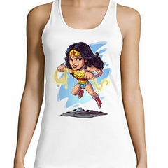 Musculosa Deportiva Mujer Maravilla Lazo Poder Fantas Pel Art - comprar online