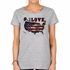 Remera I Love United States #1 en internet