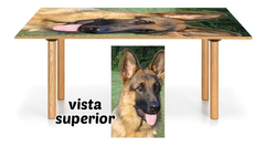 Vinilo Para Mesa Perro Mascota Animal Razas #11