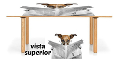 Vinilo Para Mesa Perro Jack Russell Intelectual Diarios