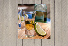 Cuadro Shot Tequila Bebidas Alcohol Bar Tragos